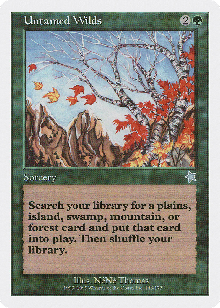 Untamed Wilds (S99-148) [Misc] Starter 1999 MTG Single Wizards of the Coast