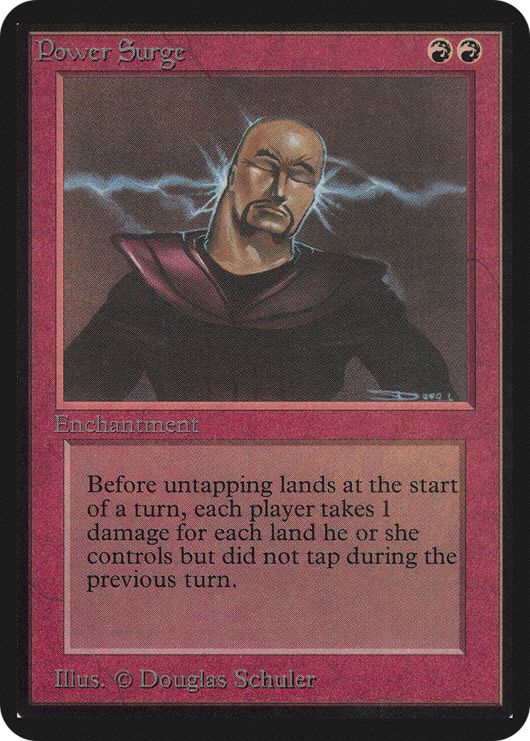 Power Surge (LEA-167) [Oldschool] Limited Edition Alpha MTG Single Wizards of the Coast