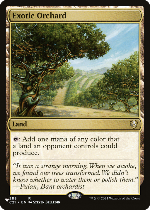 Exotic Orchard (LIST-C21-288) [Mystery Booster] The List MTG Single Wizards of the Coast