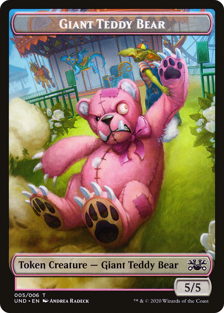 Giant Teddy Bear (TUND-005) [Tokens] Unsanctioned Tokens MTG Single Wizards of the Coast