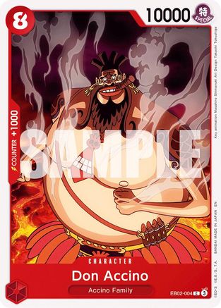 Don Accino (EB02-004) [Extra Booster: Anime 25th Collection] One Piece Single Bandai