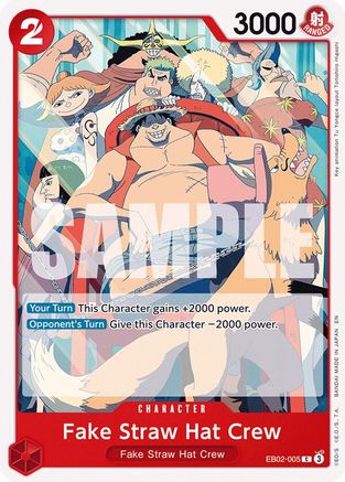 Fake Straw Hat Crew (EB02-005) [Extra Booster: Anime 25th Collection] One Piece Single Bandai