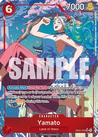 Yamato (Alternate Art) (EB02-006) [Extra Booster: Anime 25th Collection] Foil One Piece Single Bandai