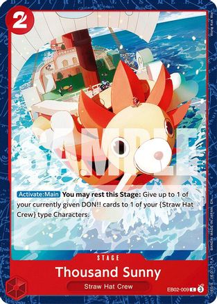 Thousand Sunny (EB02-009) [Extra Booster: Anime 25th Collection] One Piece Single Bandai