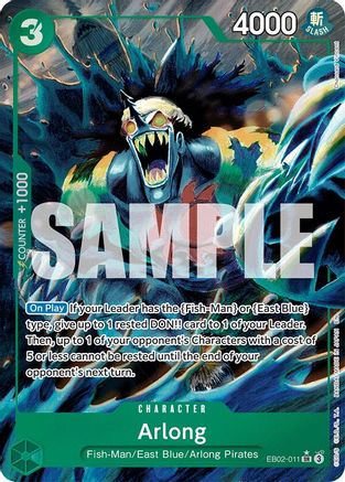 Arlong (Alternate Art) (EB02-011) [Extra Booster: Anime 25th Collection] Foil One Piece Single Bandai
