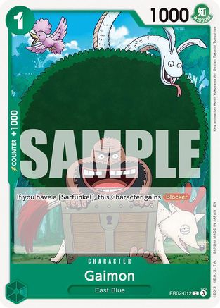 Gaimon (EB02-012) [Extra Booster: Anime 25th Collection] One Piece Single Bandai