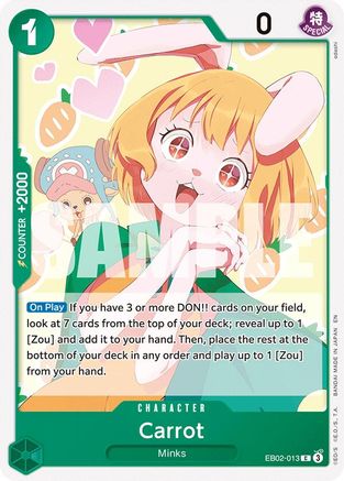 Carrot (EB02-013) [Extra Booster: Anime 25th Collection] One Piece Single Bandai
