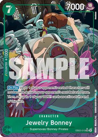 Jewelry Bonney (Alternate Art) (EB02-015) [Extra Booster: Anime 25th Collection] Foil One Piece Single Bandai