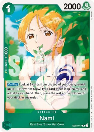 Nami (EB02-017) [Extra Booster: Anime 25th Collection] Foil One Piece Single Bandai