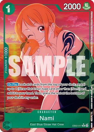 Nami (Alternate Art) (EB02-017) [Extra Booster: Anime 25th Collection] Foil One Piece Single Bandai