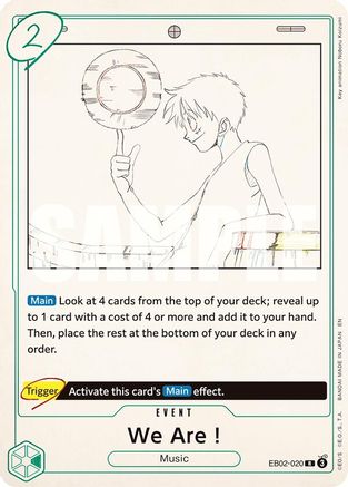 We Are! (EB02-020) [Extra Booster: Anime 25th Collection] Foil One Piece Single Bandai