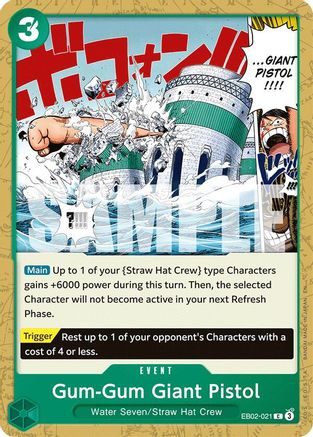 Gum-Gum Giant Pistol (EB02-021) [Extra Booster: Anime 25th Collection] One Piece Single Bandai