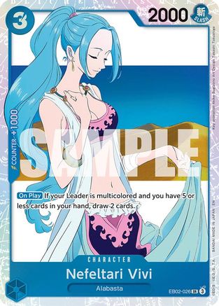 Nefeltari Vivi (EB02-026) [Extra Booster: Anime 25th Collection] Foil One Piece Single Bandai