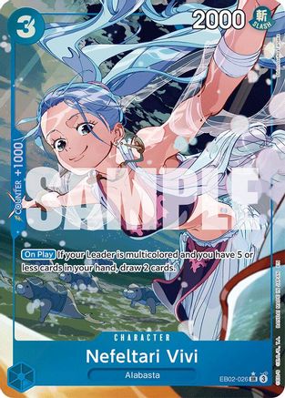Nefeltari Vivi (Alternate Art) (EB02-026) [Extra Booster: Anime 25th Collection] Foil One Piece Single Bandai