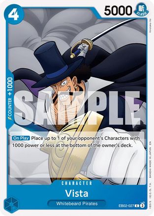 Vista (EB02-027) [Extra Booster: Anime 25th Collection] One Piece Single Bandai
