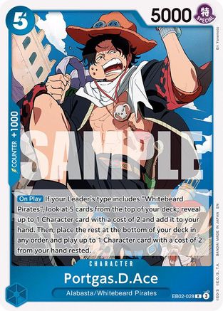 Portgas.D.Ace (EB02-028) [Extra Booster: Anime 25th Collection] Foil One Piece Single Bandai