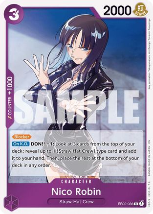 Nico Robin (EB02-036) [Extra Booster: Anime 25th Collection] Foil One Piece Single Bandai