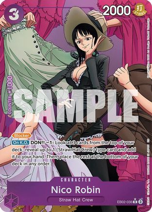 Nico Robin (Alternate Art) (EB02-036) [Extra Booster: Anime 25th Collection] Foil One Piece Single Bandai