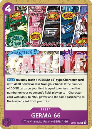 GERMA 66 (EB02-039) [Extra Booster: Anime 25th Collection] One Piece Single Bandai