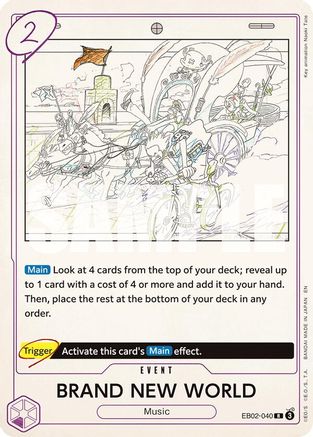 BRAND NEW WORLD (EB02-040) [Extra Booster: Anime 25th Collection] Foil One Piece Single Bandai