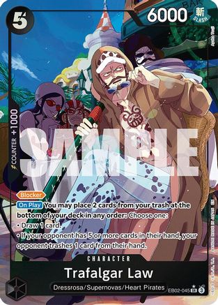 Trafalgar Law (Alternate Art) (EB02-045) [Extra Booster: Anime 25th Collection] Foil One Piece Single Bandai