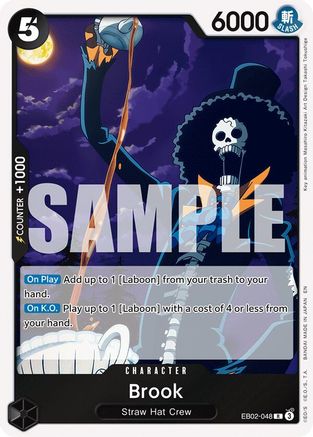 Brook (EB02-048) [Extra Booster: Anime 25th Collection] Foil One Piece Single Bandai