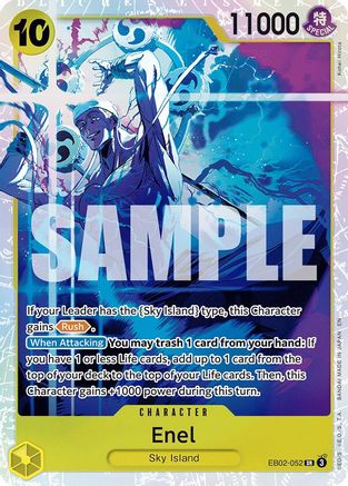 Enel (EB02-052) [Extra Booster: Anime 25th Collection] Foil One Piece Single Bandai