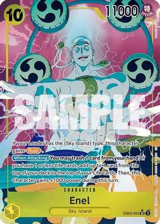 Enel (Alternate Art) (EB02-052) [Extra Booster: Anime 25th Collection] Foil One Piece Single Bandai