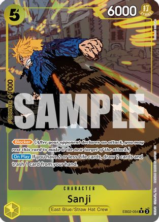 Sanji (Alternate Art) (EB02-054) [Extra Booster: Anime 25th Collection] Foil One Piece Single Bandai
