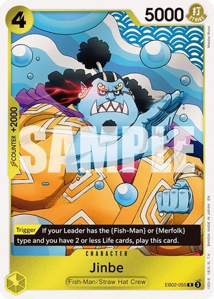 Jinbe (EB02-055) [Extra Booster: Anime 25th Collection] Foil One Piece Single Bandai