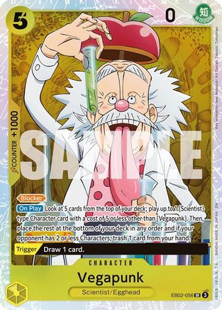 Vegapunk (EB02-056) [Extra Booster: Anime 25th Collection] Foil One Piece Single Bandai