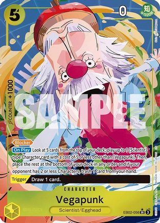 Vegapunk (Alternate Art) (EB02-056) [Extra Booster: Anime 25th Collection] Foil One Piece Single Bandai