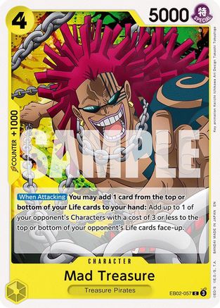 Mad Treasure (EB02-057) [Extra Booster: Anime 25th Collection] One Piece Single Bandai