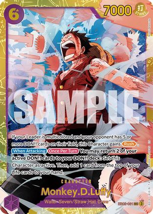 Monkey.D.Luffy (061) (EB02-061) [Extra Booster: Anime 25th Collection] Foil One Piece Single Bandai
