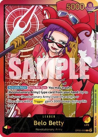 Belo Betty (SPR) (OP05-002) [Extra Booster: Anime 25th Collection] Foil One Piece Single Bandai