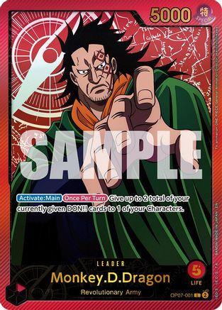 Monkey.D.Dragon (SPR) (OP07-001) [Extra Booster: Anime 25th Collection] Foil One Piece Single Bandai