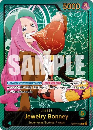 Jewelry Bonney (SPR) (OP07-019) [Extra Booster: Anime 25th Collection] Foil One Piece Single Bandai