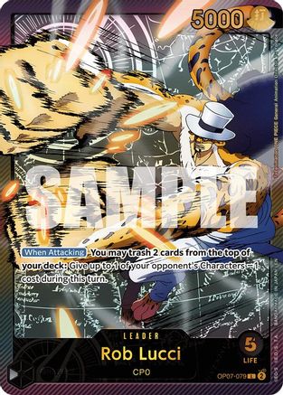 Rob Lucci (SPR) (OP07-079) [Extra Booster: Anime 25th Collection] Foil One Piece Single Bandai