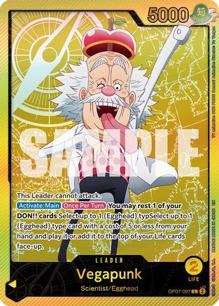 Vegapunk (SPR) (OP07-097) [Extra Booster: Anime 25th Collection] Foil One Piece Single Bandai