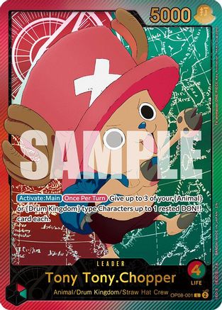 Tony Tony.Chopper (SPR) (OP08-001) [Extra Booster: Anime 25th Collection] Foil One Piece Single Bandai