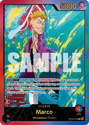 Marco (SPR) (OP08-002) [Extra Booster: Anime 25th Collection] Foil One Piece Single Bandai
