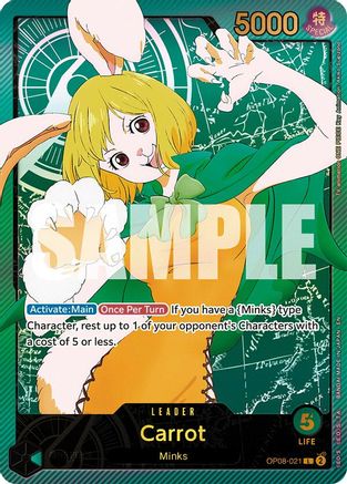 Carrot (SPR) (OP08-021) [Extra Booster: Anime 25th Collection] Foil One Piece Single Bandai
