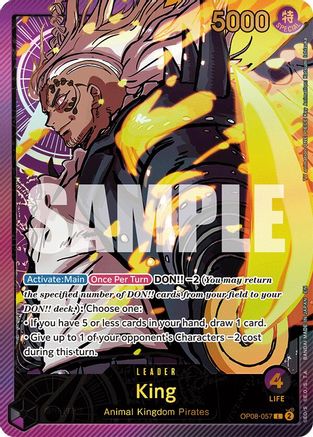 King (SPR) (OP08-057) [Extra Booster: Anime 25th Collection] Foil One Piece Single Bandai
