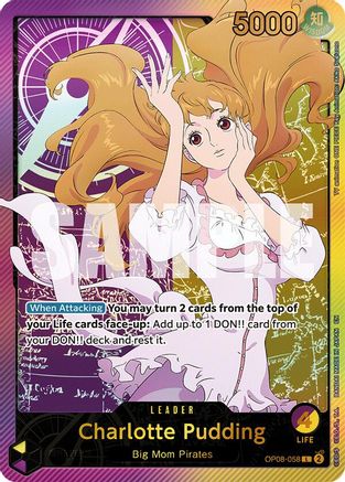 Charlotte Pudding (SPR) (OP08-058) [Extra Booster: Anime 25th Collection] Foil One Piece Single Bandai