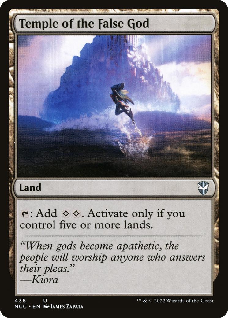 Temple of the False God (NCC-436) [New Capenna Commander] MTG Single Wizards of the Coast