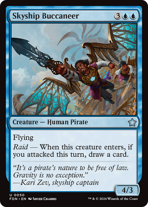 Skyship Buccaneer (FDN-050) [Foundations] MTG Single Wizards of the Coast