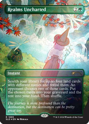 Realms Uncharted (Rainbow Foil) (SLD-1895) [Secret Lair] Drop Series Foil MTG Single Wizards of the Coast