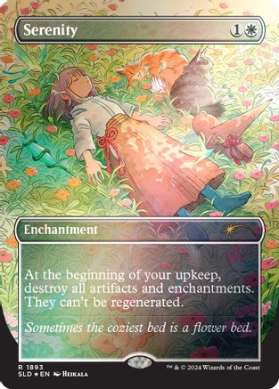Serenity (Rainbow Foil) (SLD-1893) [Secret Lair] Drop Series Foil MTG Single Wizards of the Coast