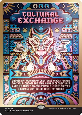 Cultural Exchange (Rainbow Foil) (SLD-2071) [Secret Lair] Drop Series MTG Single Wizards of the Coast