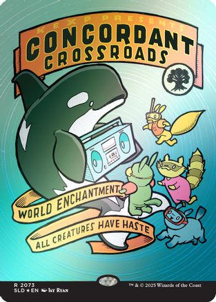 Concordant Crossroads (2073) (Rainbow Foil) (SLD-2073) [Secret Lair] Drop Series Foil MTG Single Wizards of the Coast